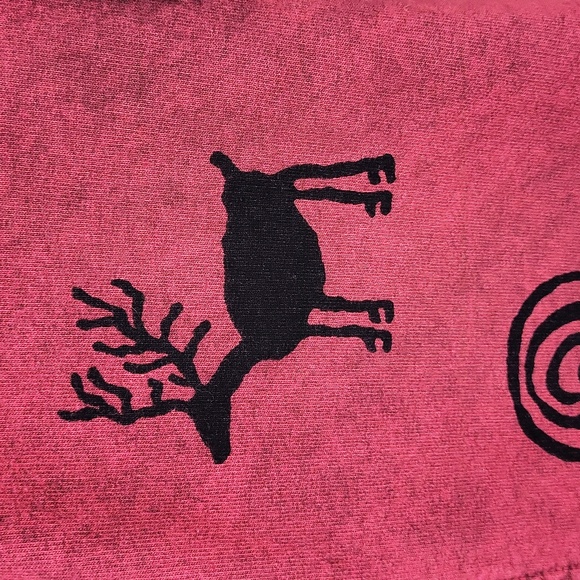 Vintage 90's Garnet Bartlett BFOFO Designs Tribal Art Vest Size Large - Picture 3 of 10